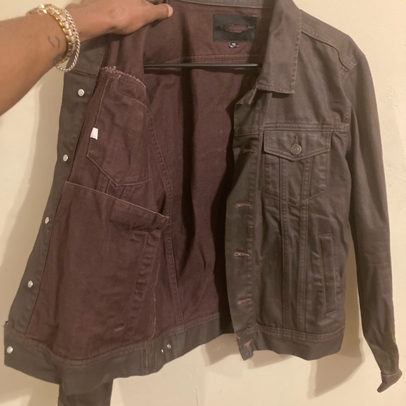 Banana Republic Jean Jacket PLUM Vintage - Picture 4 of 6